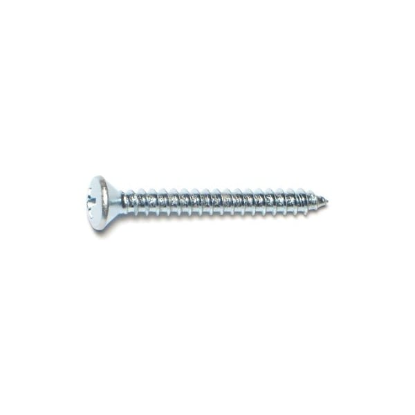 Midwest Fastener Sheet Metal Screw, #8 x 1-1/2 in, Zinc Plated Steel Oval Head Phillips Drive, 30 PK 67731 - main